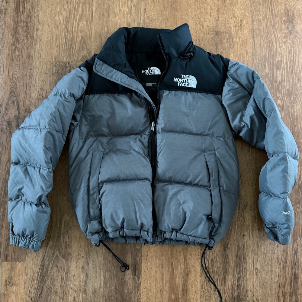 The North Face Black and Gray Puffer Jacket